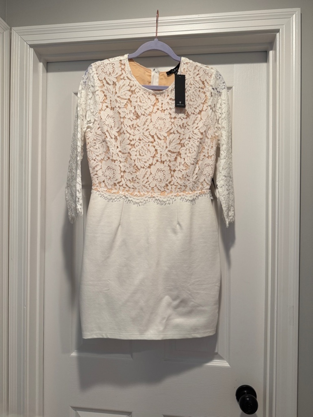 Lulus She Knows White Lace Bodycon Dress - Picture 4 of 4